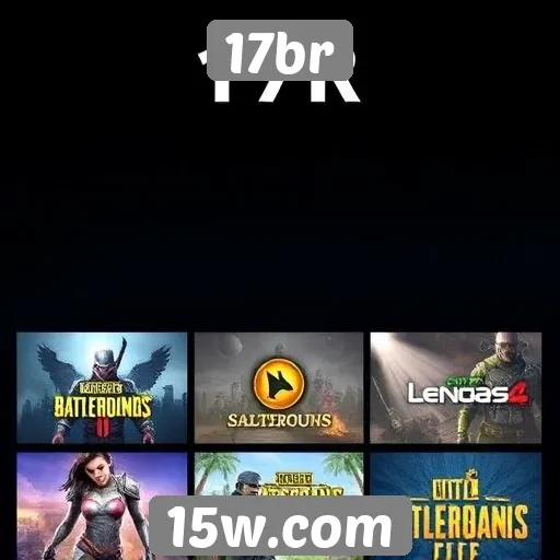 Jogos em destaque no catálogo do site 17br